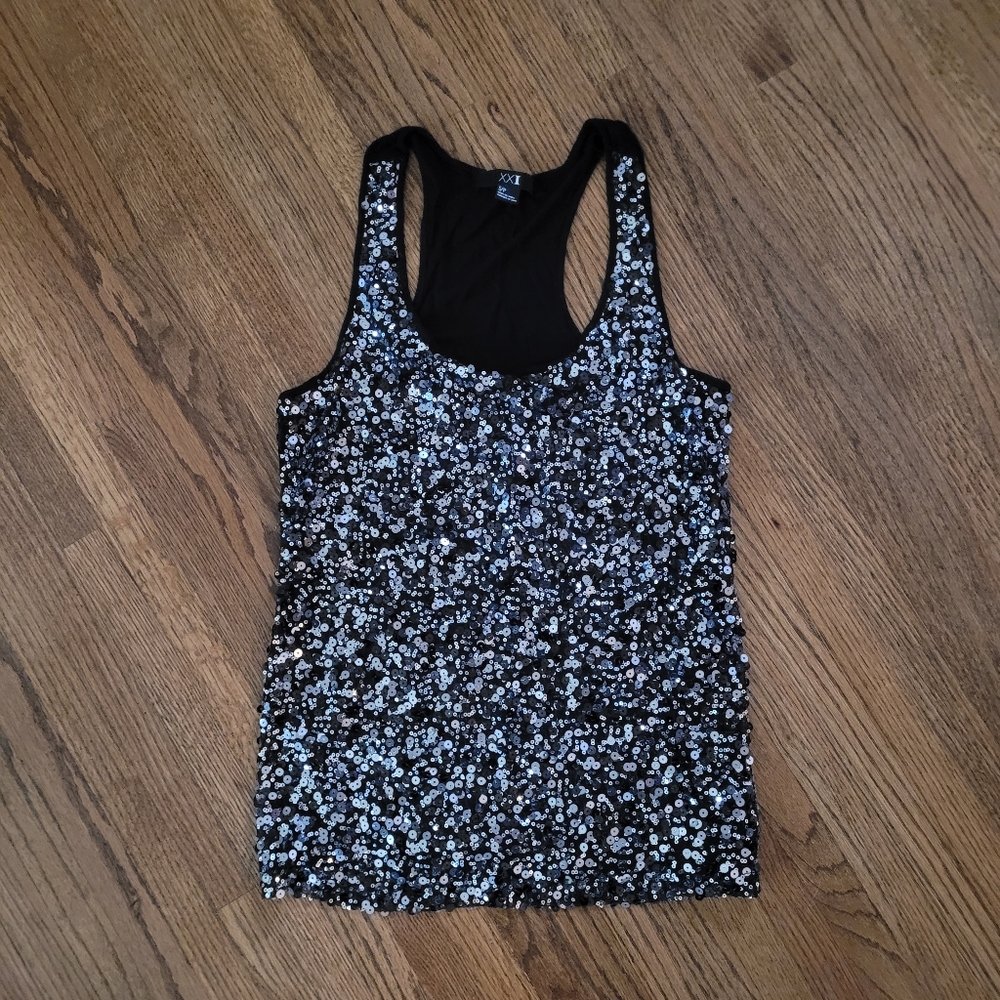 Sequin tank top